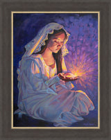 Some Types of Faith Only Grow in the Dark - framed giclee canvas