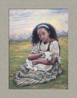 Feed My Lambs - framed giclee canvas