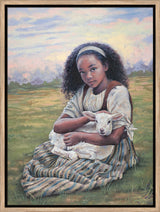 Feed My Lambs - framed giclee canvas