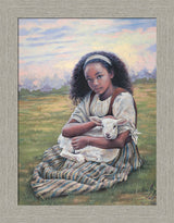 Feed My Lambs - framed giclee canvas