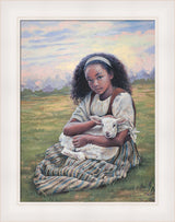 Feed My Lambs - framed giclee canvas