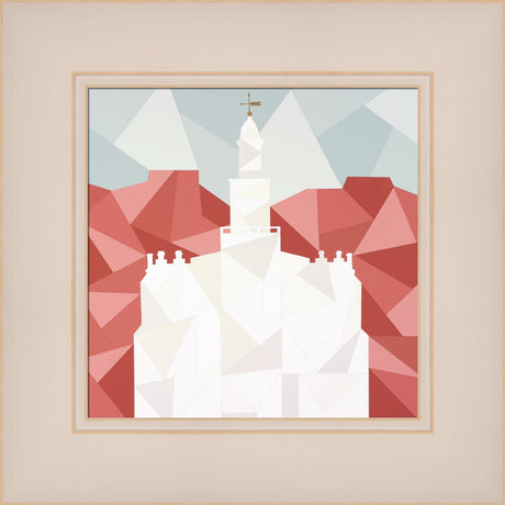 St. George Utah Temple - Geometric  by Madison Wardle