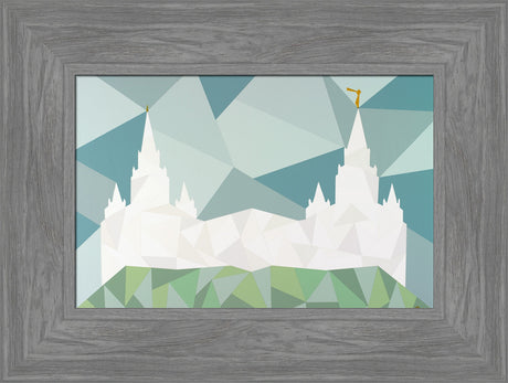 San Diego California Temple - Geometric  by Madison Wardle