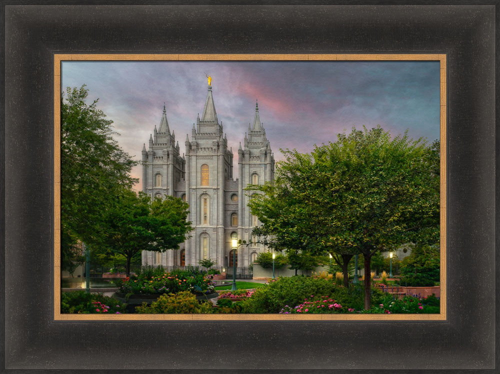 Salt Lake Temple - Eden by Robert A Boyd