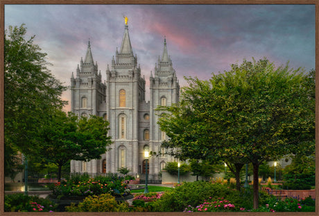 Salt Lake Temple - Eden by Robert A Boyd