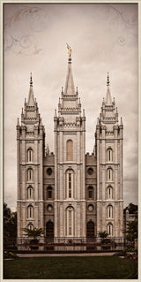 Salt Lake Temple - Towers by Robert A Boyd