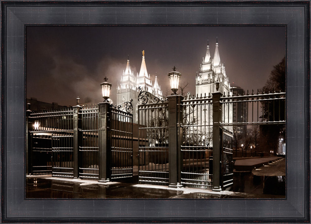 Salt Lake Temple - Straight is the Gate by Robert A Boyd