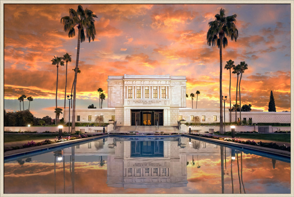 Mesa Temple - Sunrise by Robert A Boyd