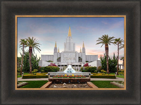 Oakland Temple - Fountains by Robert A Boyd