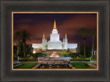 Oakland Temple - Red Sky by Robert A Boyd