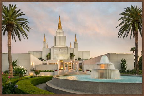 Oakland Temple - Fountain of Living Waters by Robert A Boyd