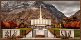 Provo Temple - Fall Gates panoramic by Robert A Boyd