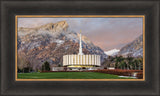 Provo Temple - Spring Snow by Robert A Boyd