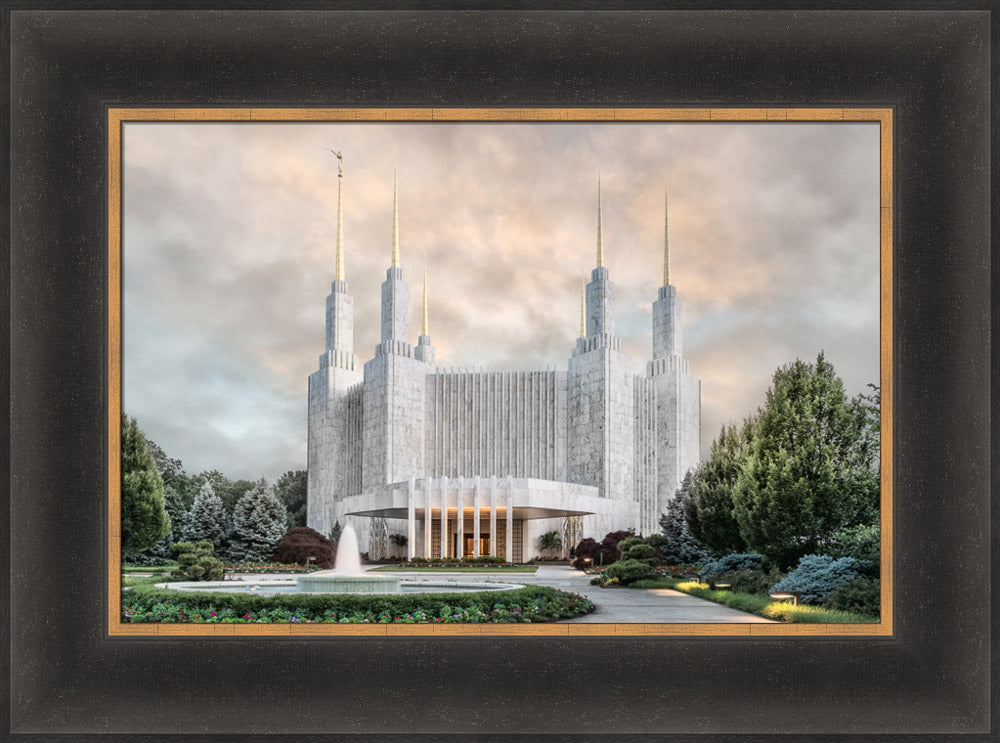 Washington DC Temple - Chrome Series by Robert A Boyd