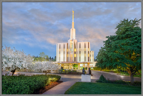 Seattle Temple - Garden Path by Robert A Boyd