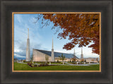 Boise Temple - Fall Trees by Robert A Boyd