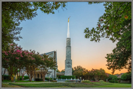 Dallas Temple - Sunrise by Robert A Boyd