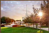 Denver Temple - Sunburst by Robert A Boyd