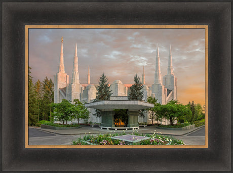 Portland Temple - Eventide by Robert A Boyd