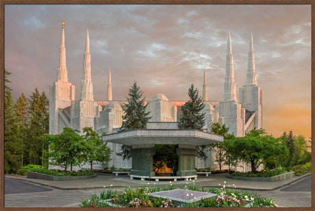 Portland Temple - Eventide by Robert A Boyd