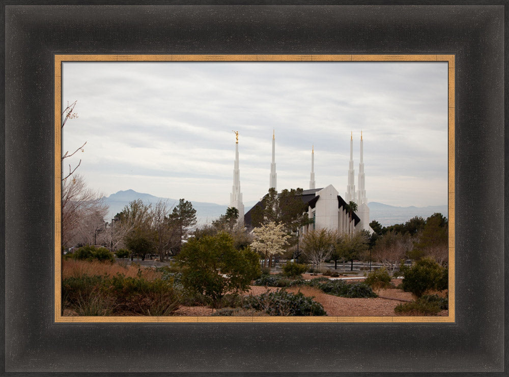 Las Vegas Temple - Desertscape by Robert A Boyd