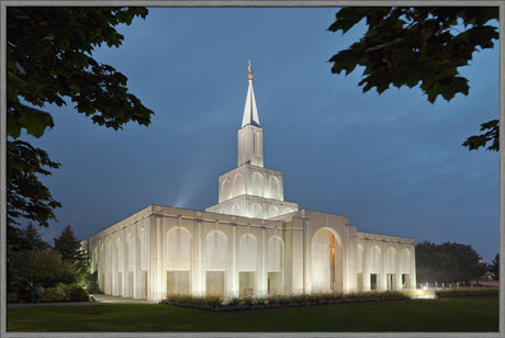 Toronto Temple - Evening by Robert A Boyd