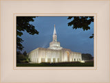 Toronto Temple - Evening by Robert A Boyd