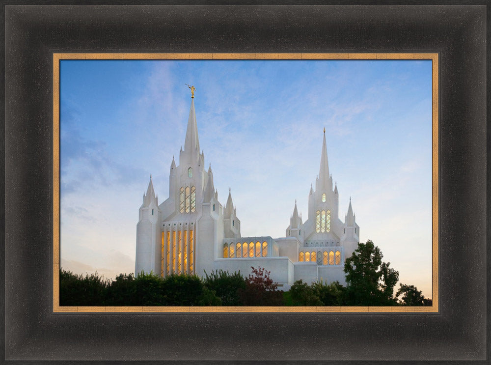 San Diego Temple - Spires by Robert A Boyd