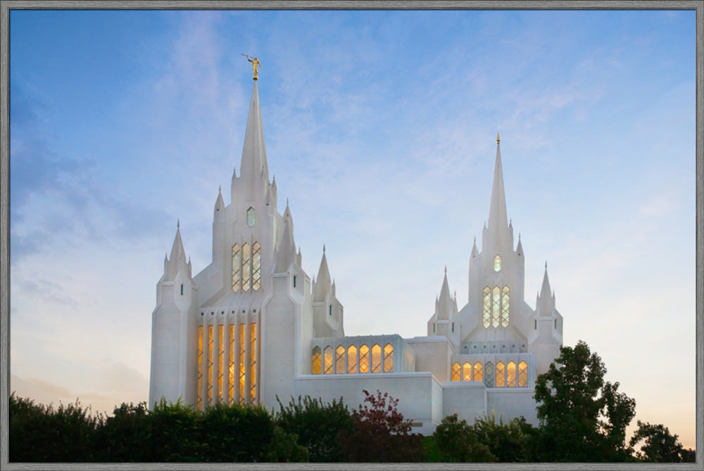 San Diego Temple - Spires by Robert A Boyd