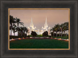 San Diego Temple - Autumn Sky by Robert A Boyd