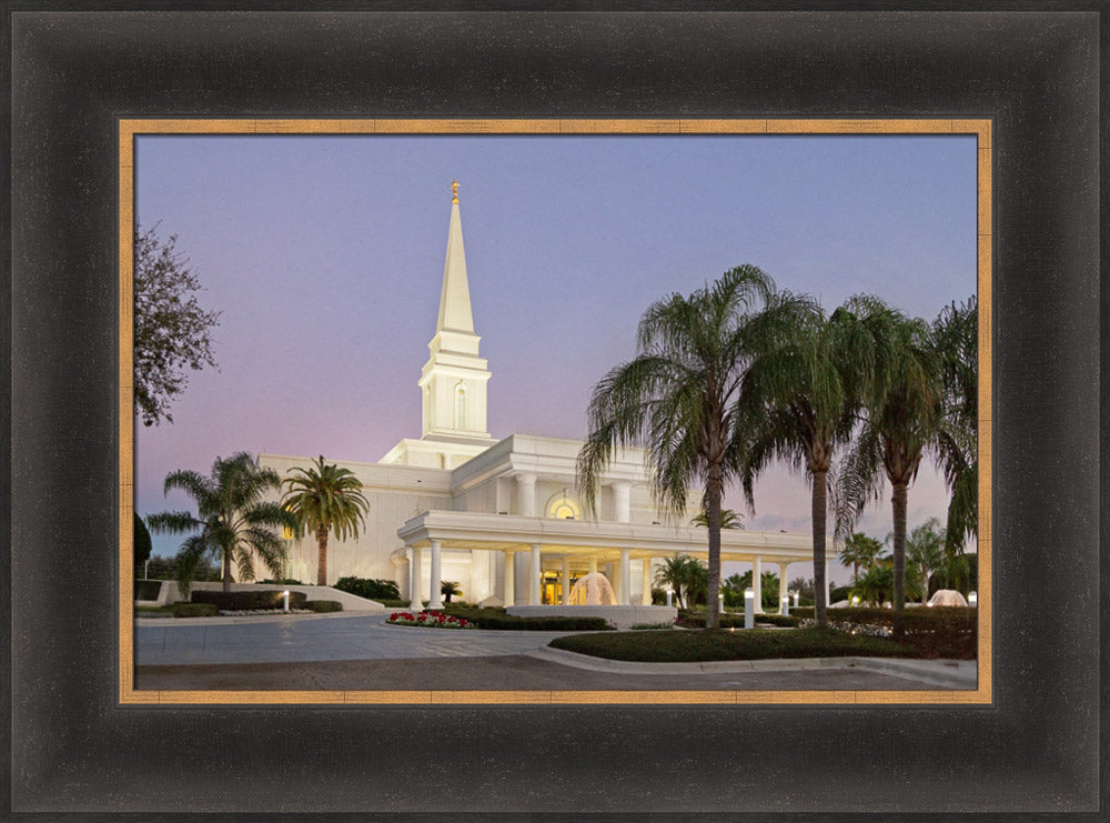 Orlando Temple - Evening Side View by Robert A Boyd