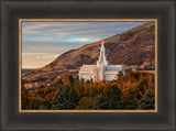 Bountiful Temple - Fall by Robert A Boyd