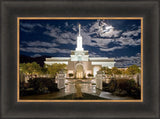 Mt Timpanogos Temple - Moonlight by Robert A Boyd