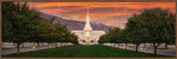 Mt Timpanogos Temple - Sunrise Wide Panoramic by Robert A Boyd