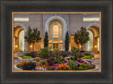 Mt Timpanogos Temple - Garden Path by Robert A Boyd