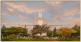 Mt Timpanogos Temple - Autumn Glow by Robert A Boyd