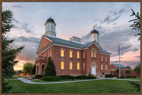 Vernal Temple - Summer Lawn by Robert A Boyd