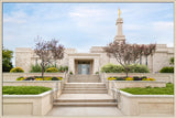 Monticello Temple - Summer Stairs by Robert A Boyd