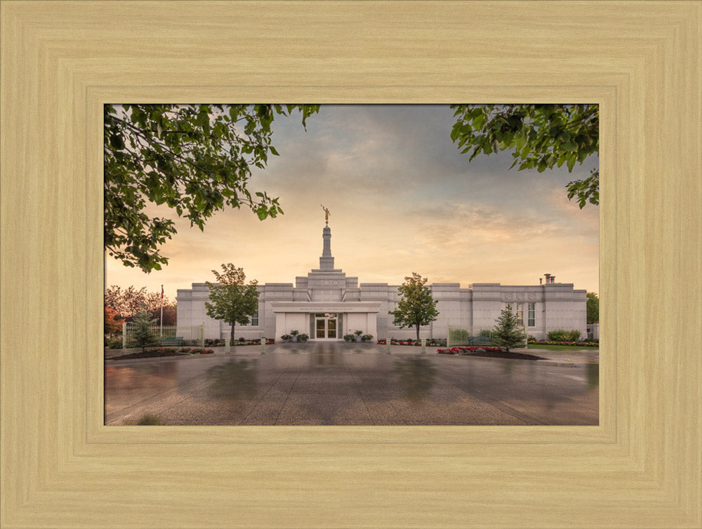 Regina Saskatchewan Temple - Front Entrance by Robert A Boyd