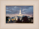 Edmonton Temple - Stormy Sky by Robert A Boyd