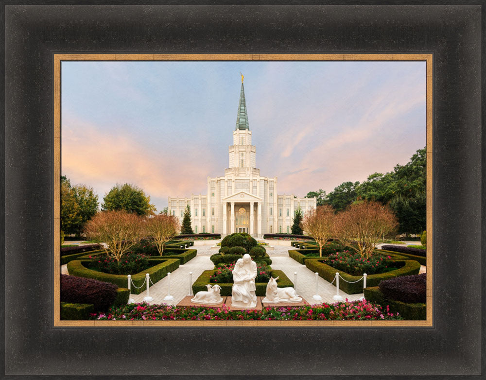 Houston Temple - Nativity by Robert A Boyd