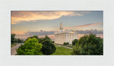 Nauvoo Illinois Temple - Looking West at Sunset by Robert A Boyd