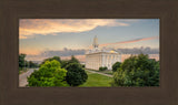 Nauvoo Illinois Temple - Looking West at Sunset by Robert A Boyd