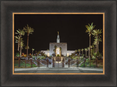 Redlands Temple - Gate by Robert A Boyd