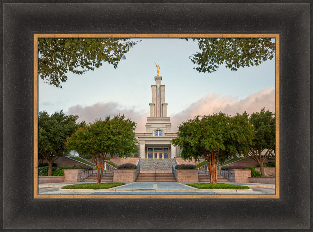 San Antonio Temple - Summer Morning by Robert A Boyd