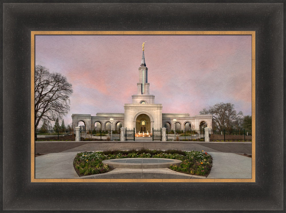 Sacramento Temple - Evening by Robert A Boyd