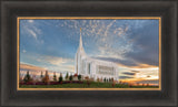 Rexburg Temple - Radiant Alabaster Panoramic by Robert A Boyd