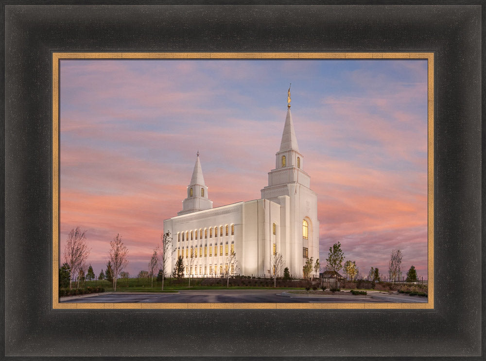 Kansas City Temple - Eventide by Robert A Boyd