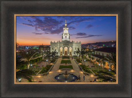 Tijuana Temple - Courtyard by Robert A Boyd