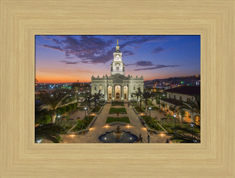 Tijuana Temple - Courtyard by Robert A Boyd